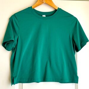 Lululemon Ultralight Waist Length T-shirt (Cascadia Green)
